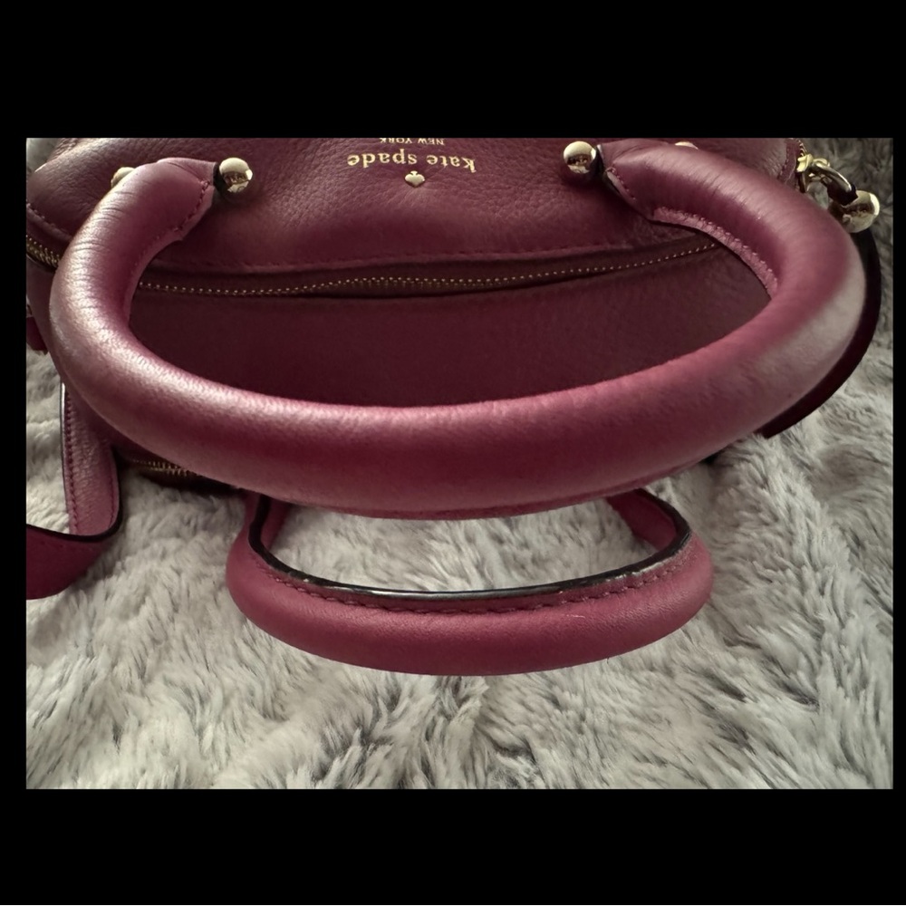 Kate Spade Cildro Pink Kenton Charles Street leather handbag purse - Picture 12 of 16